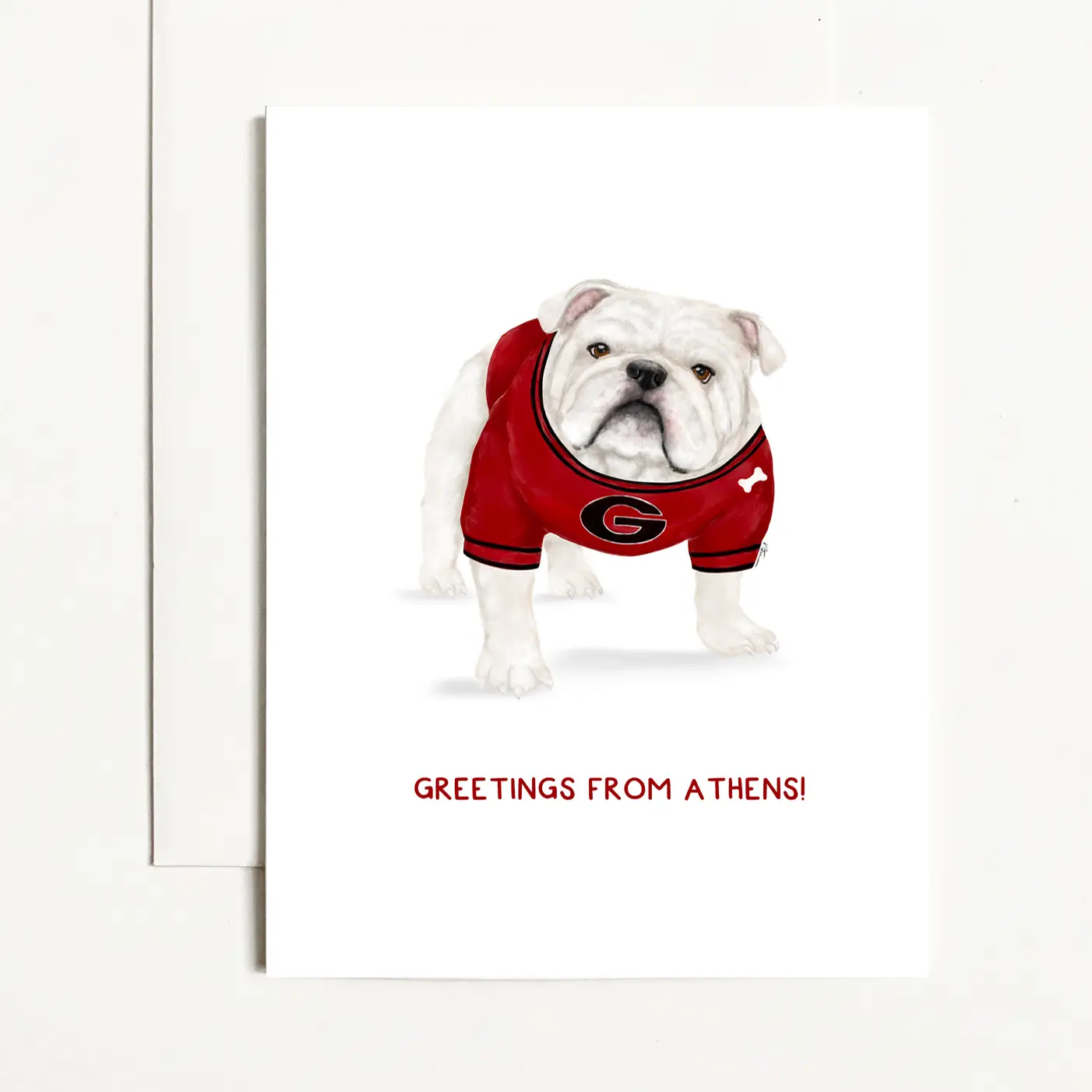 BULLDOG GREETINGS FROM ATHENS!