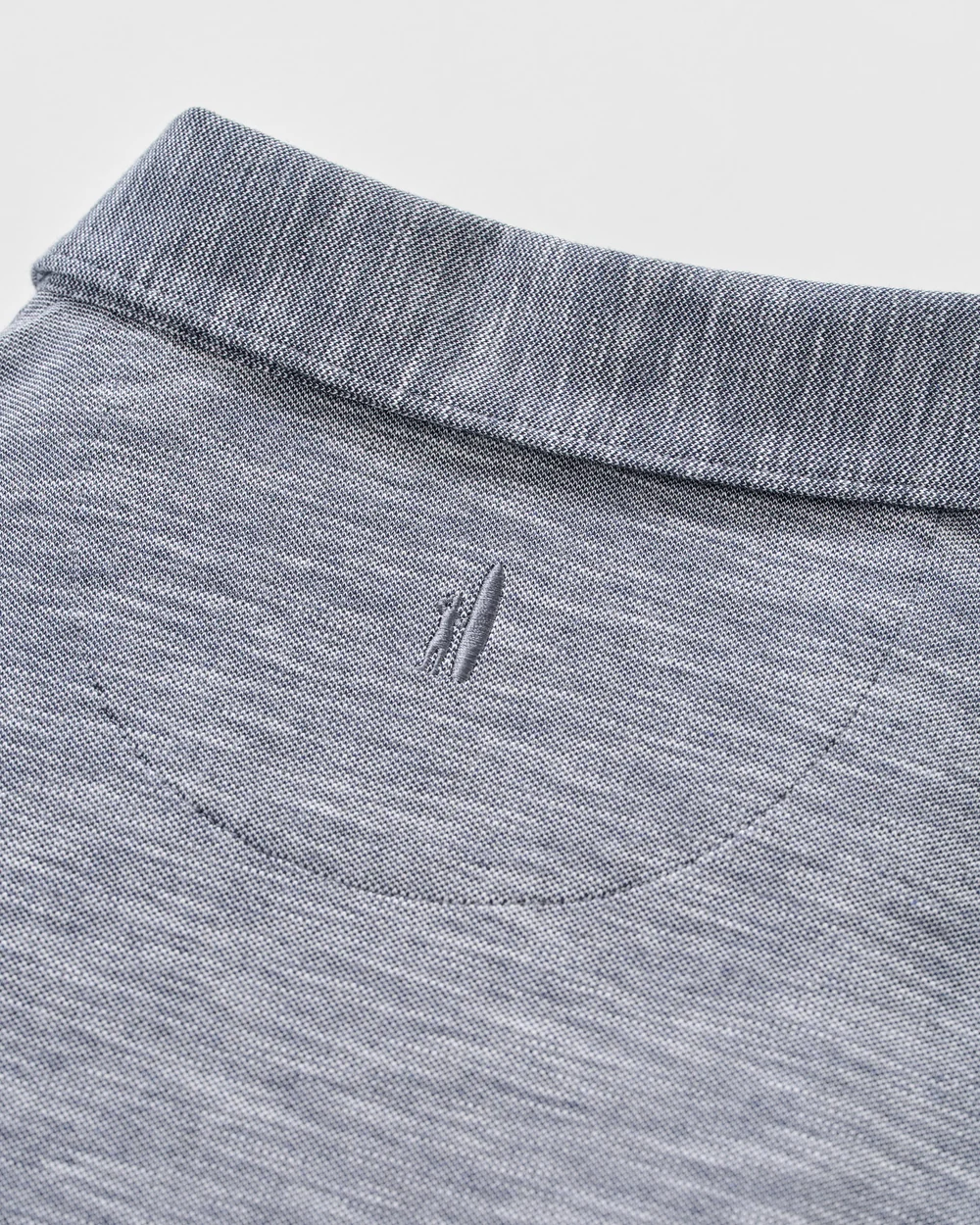 Long Sleeve Slub Pique Polo