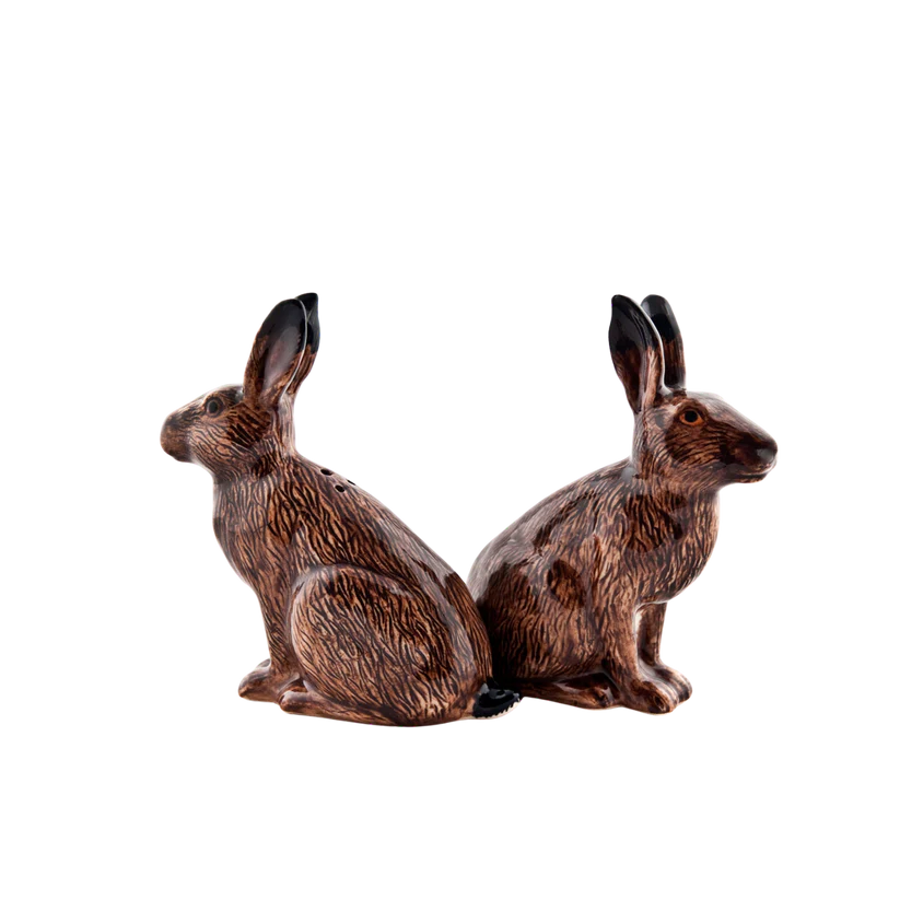 Hare Salt & Pepper Shakers