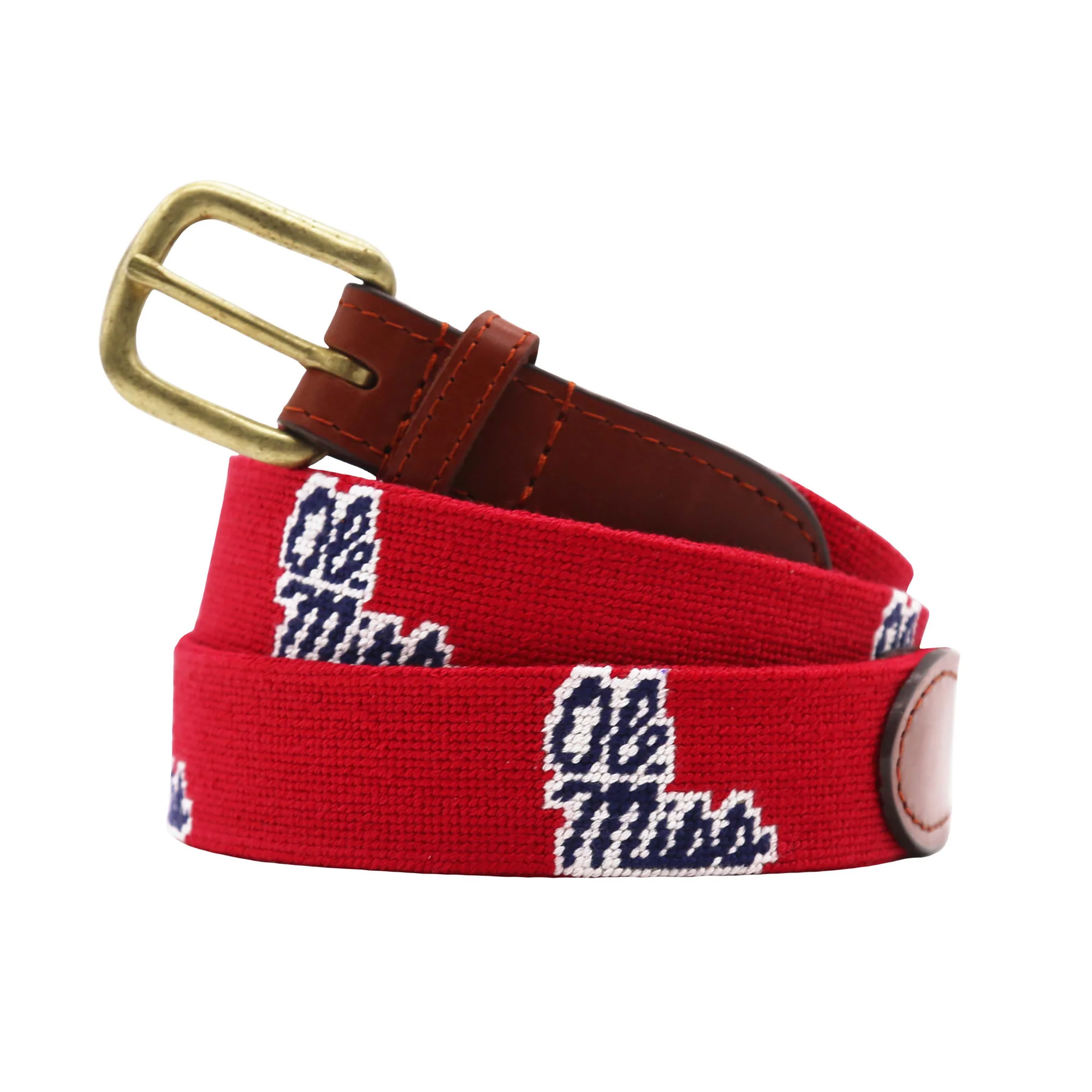 Ole Miss Belt - Red