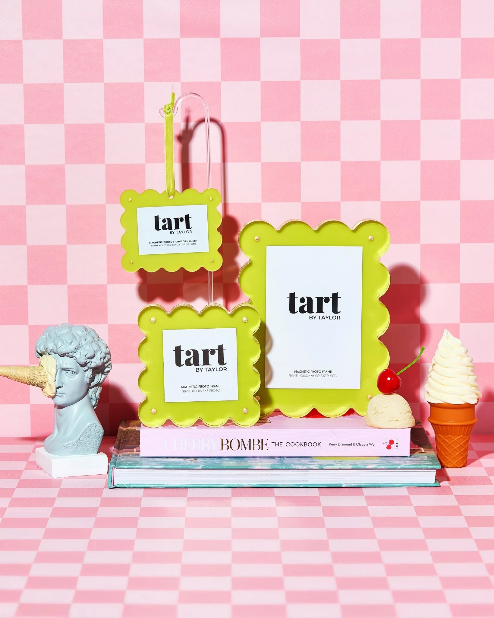 Frame Ornament - Chartreuse