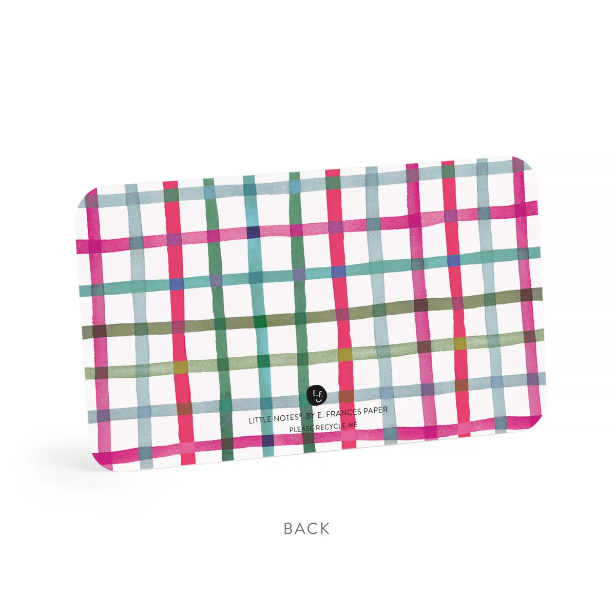 Happy Plaid Little Notes