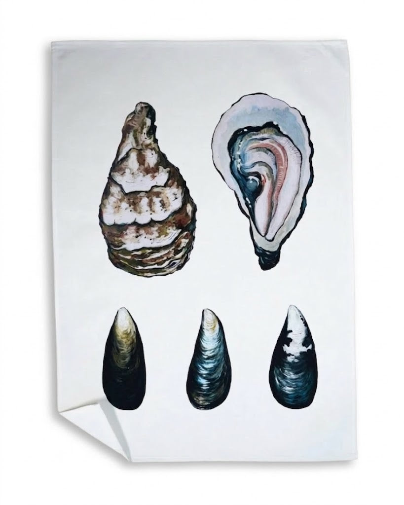 Les Coquillages Tea Towel