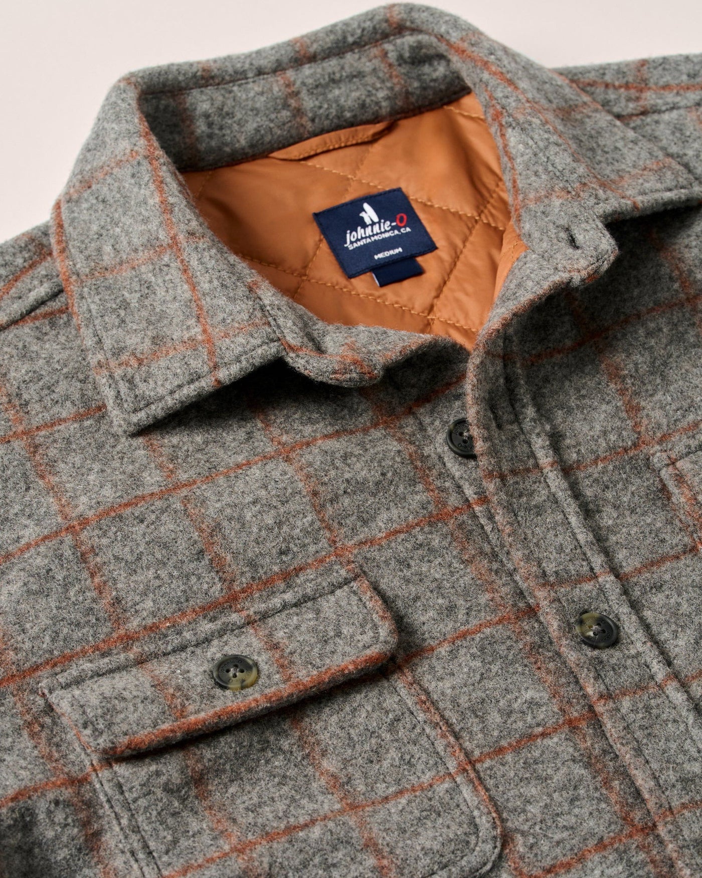 McDowell Wool Quilt-Lined Shacket