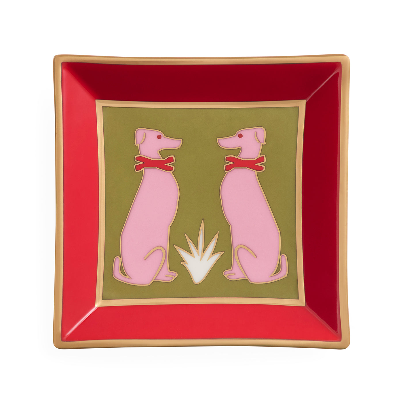 Playa Greyhounds Square Tray