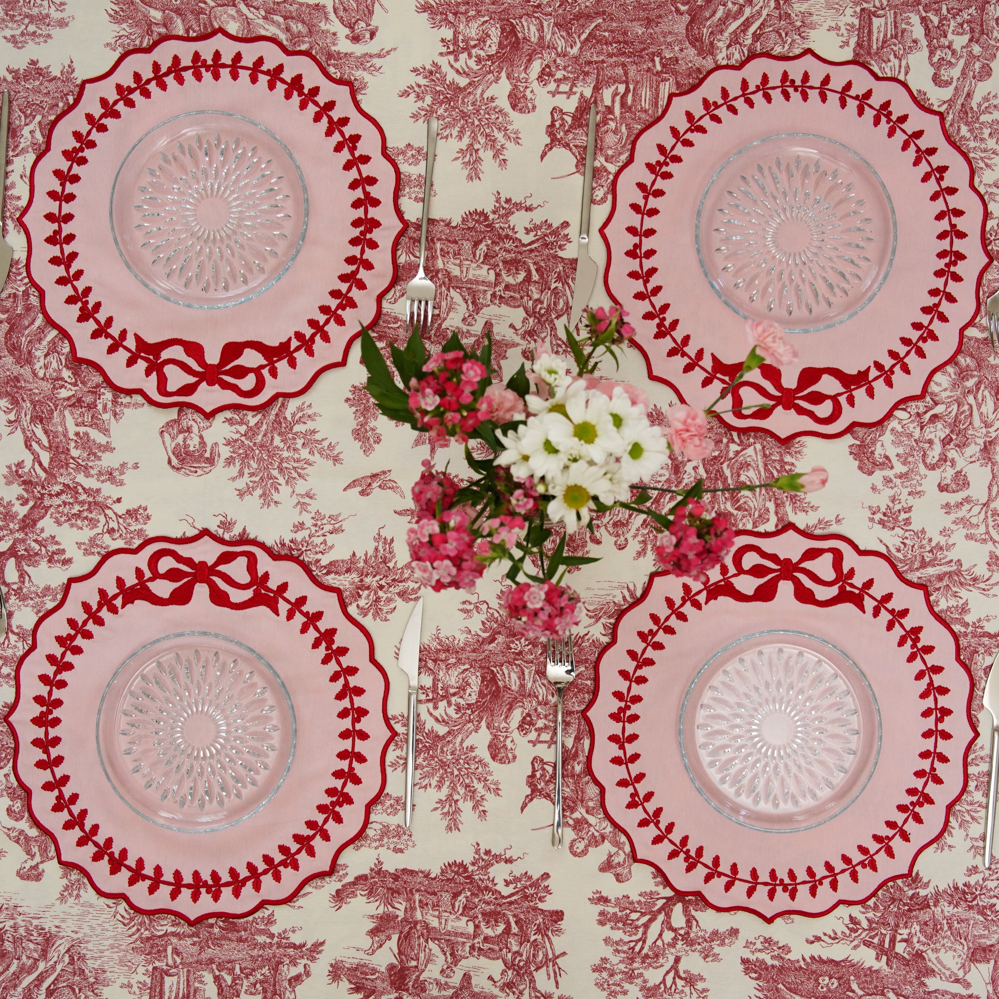Champagne Pink Cotton Placemat