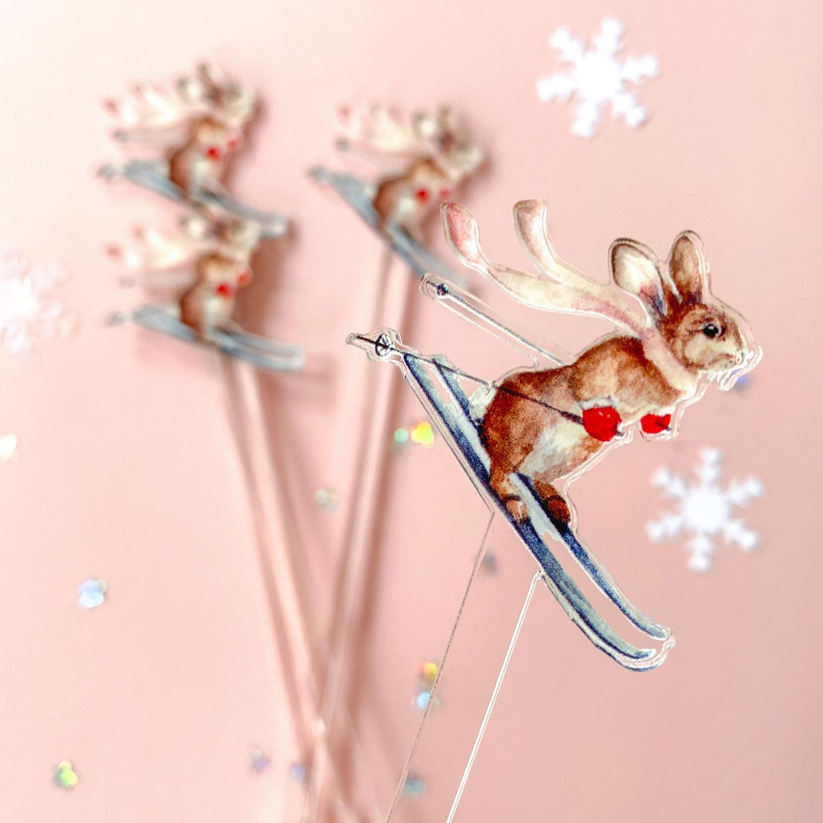 Bunny Slope Stir Sticks