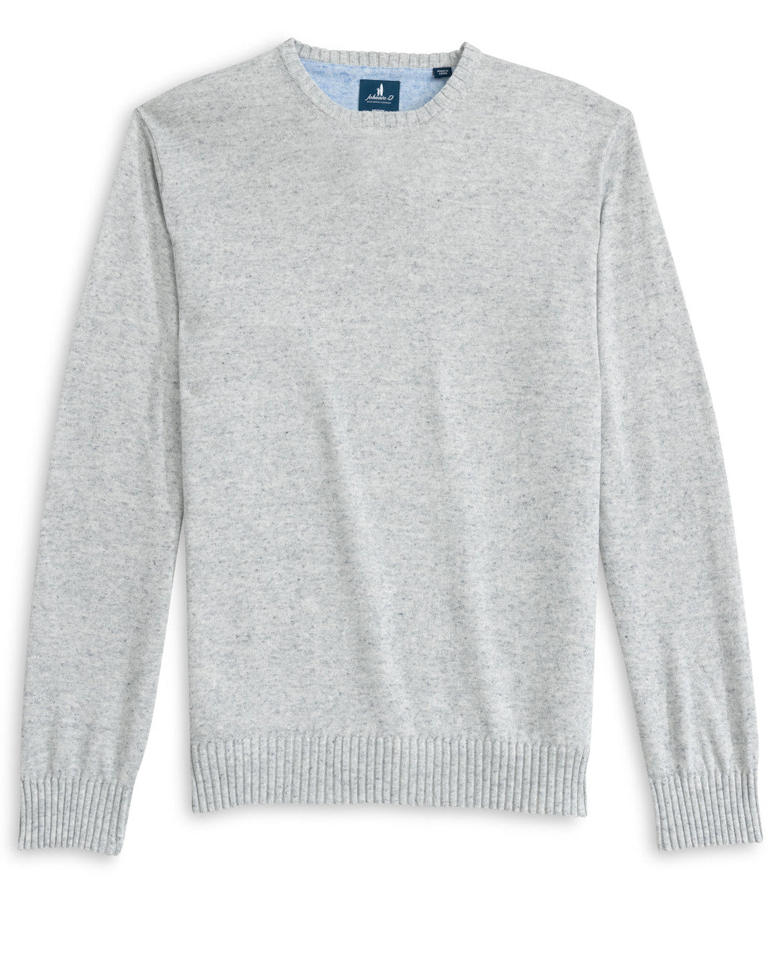 Gray sweater on a white background