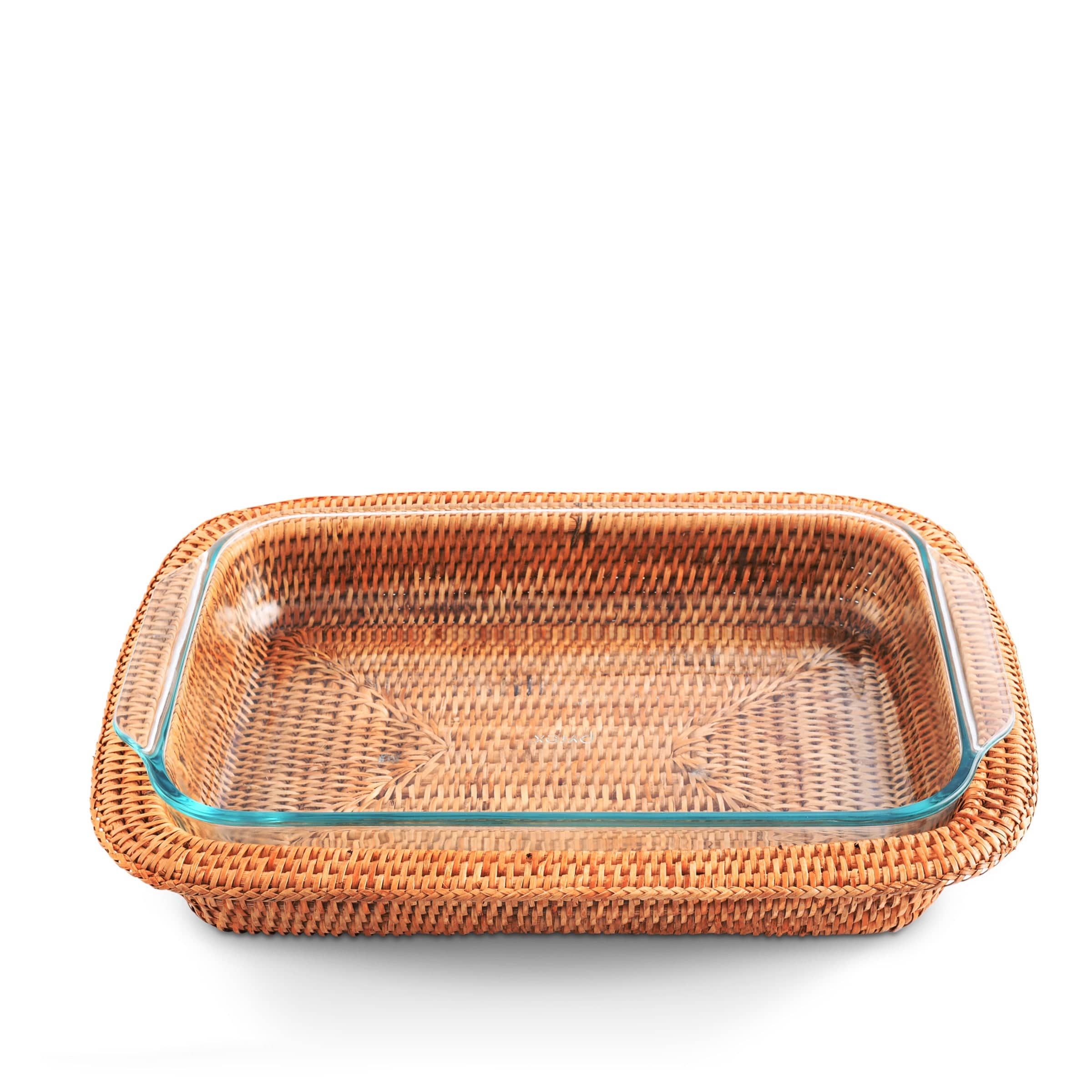 Hand Woven Rattan Casserole Holder
