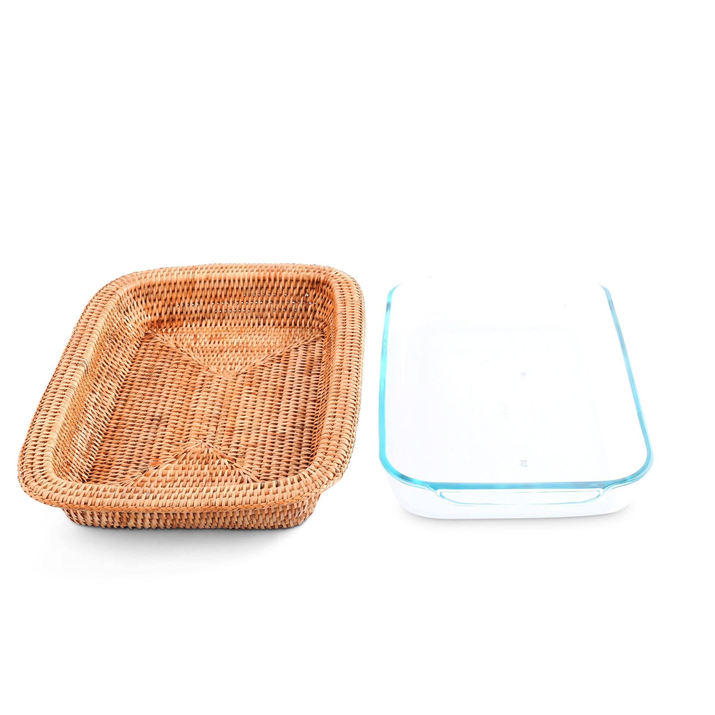 Hand Woven Rattan Casserole Holder