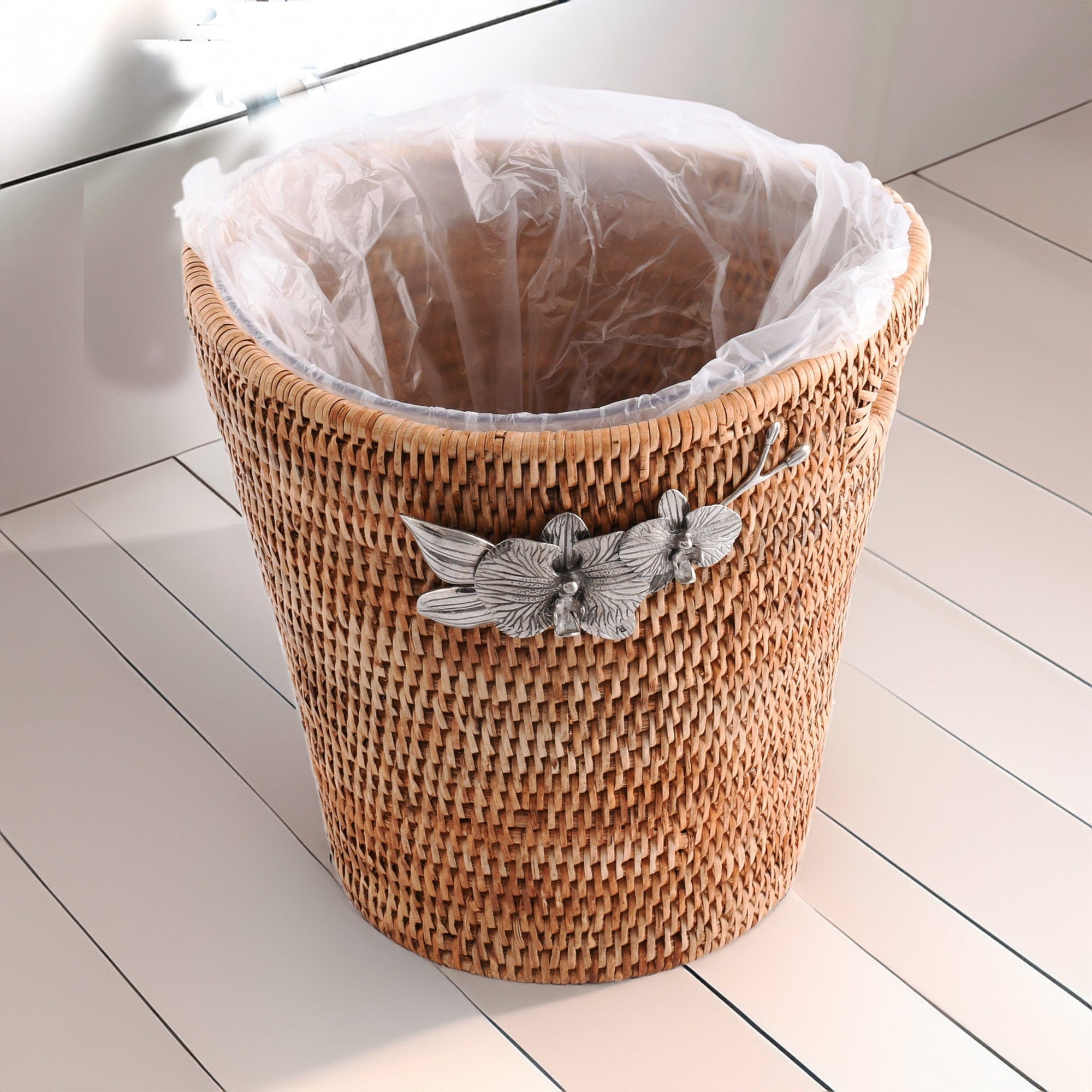 Orchids Rattan Ice Bucket