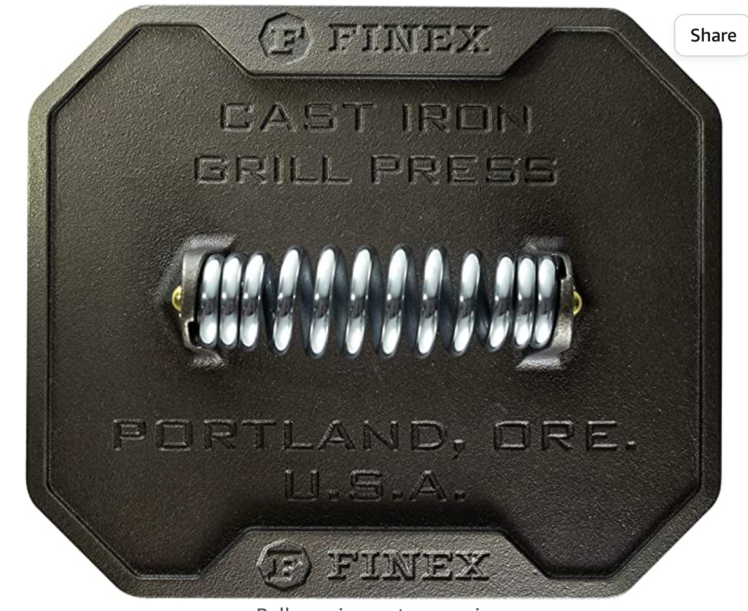 8 inch Grill Press