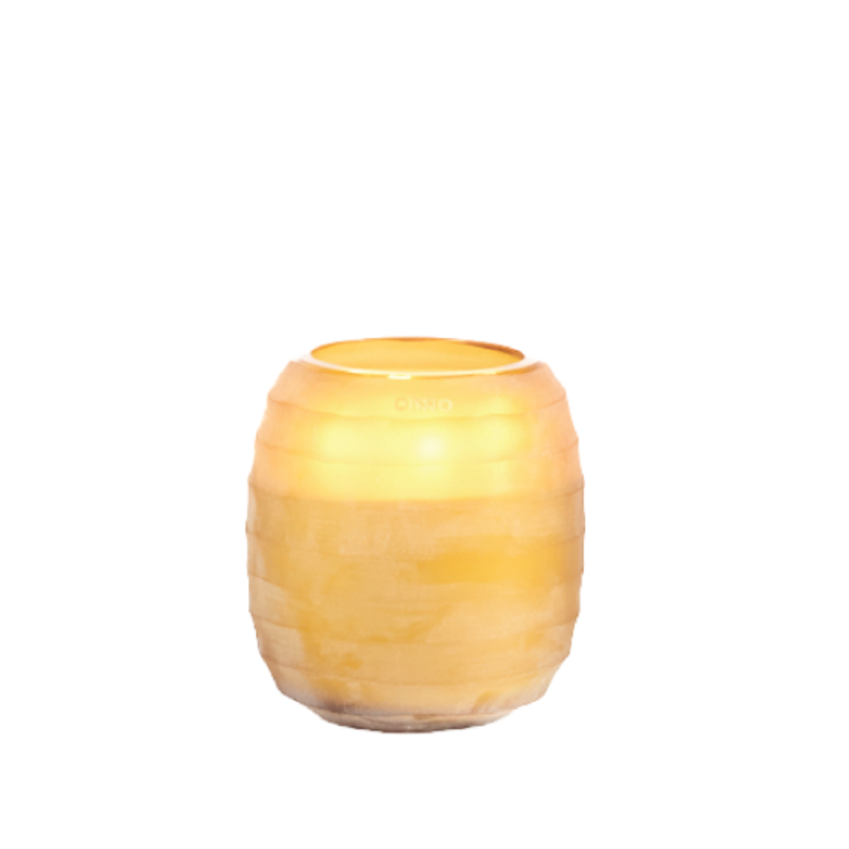 Medium Waves Candle in Yellow