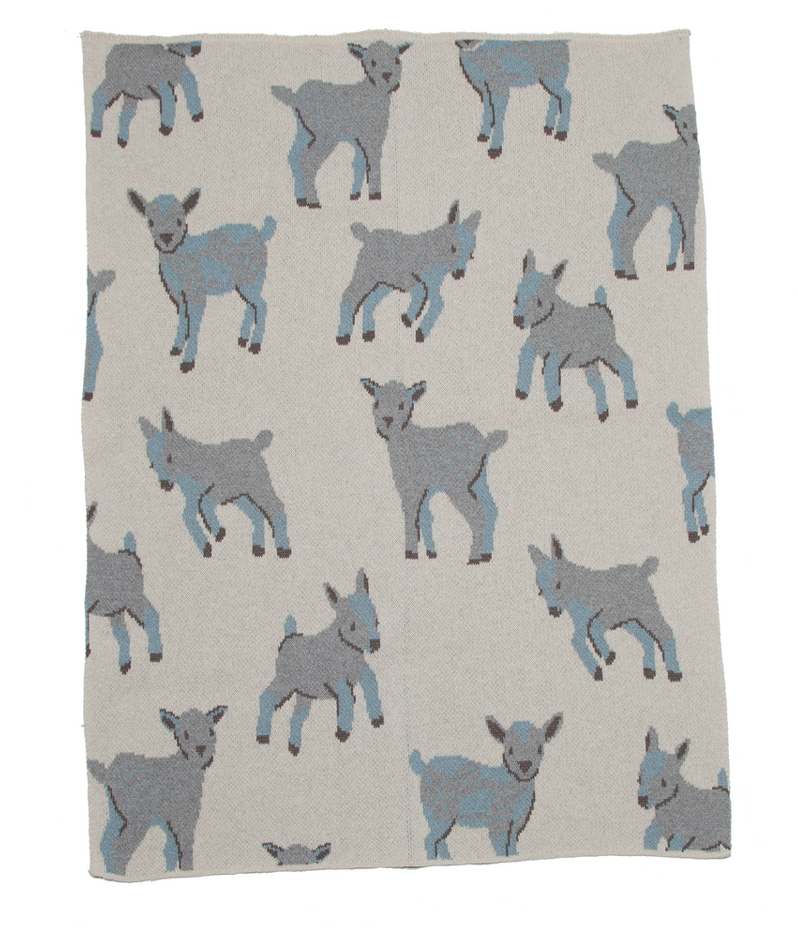Baby Goat Throw - Pond