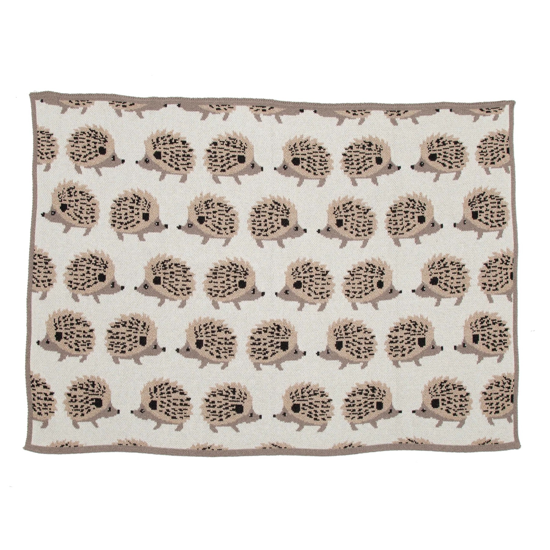 Baby Hedgehog Throw - Flax