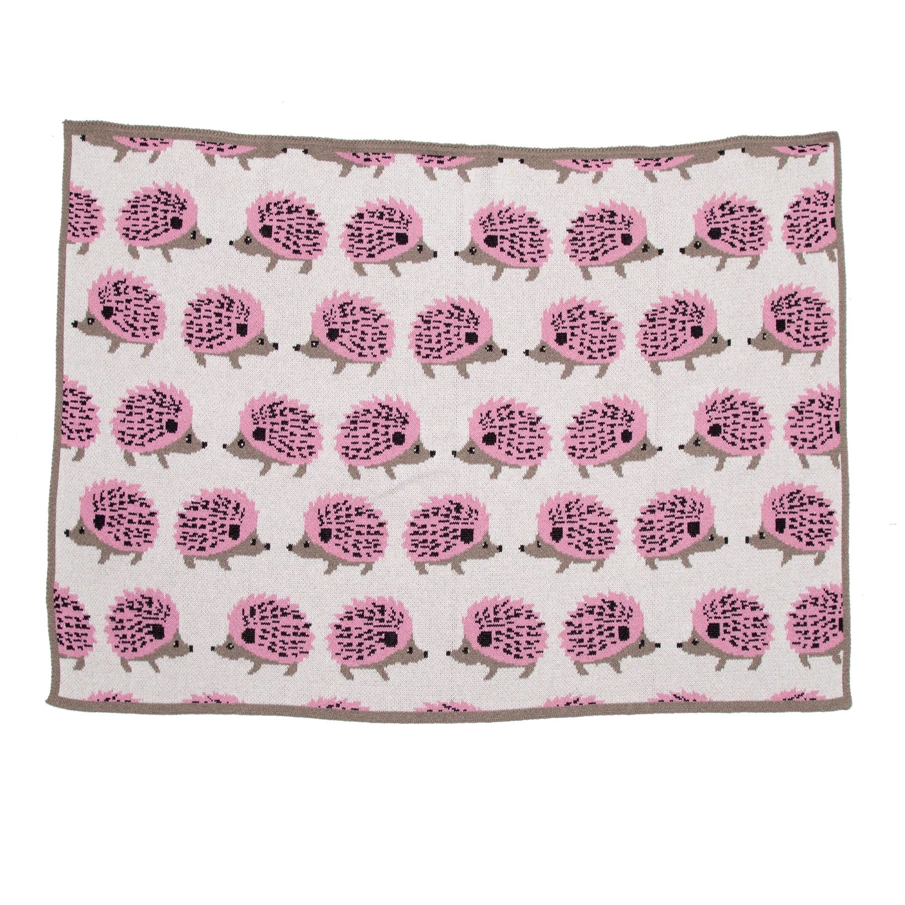 Baby Hedgehog Throw - Pink