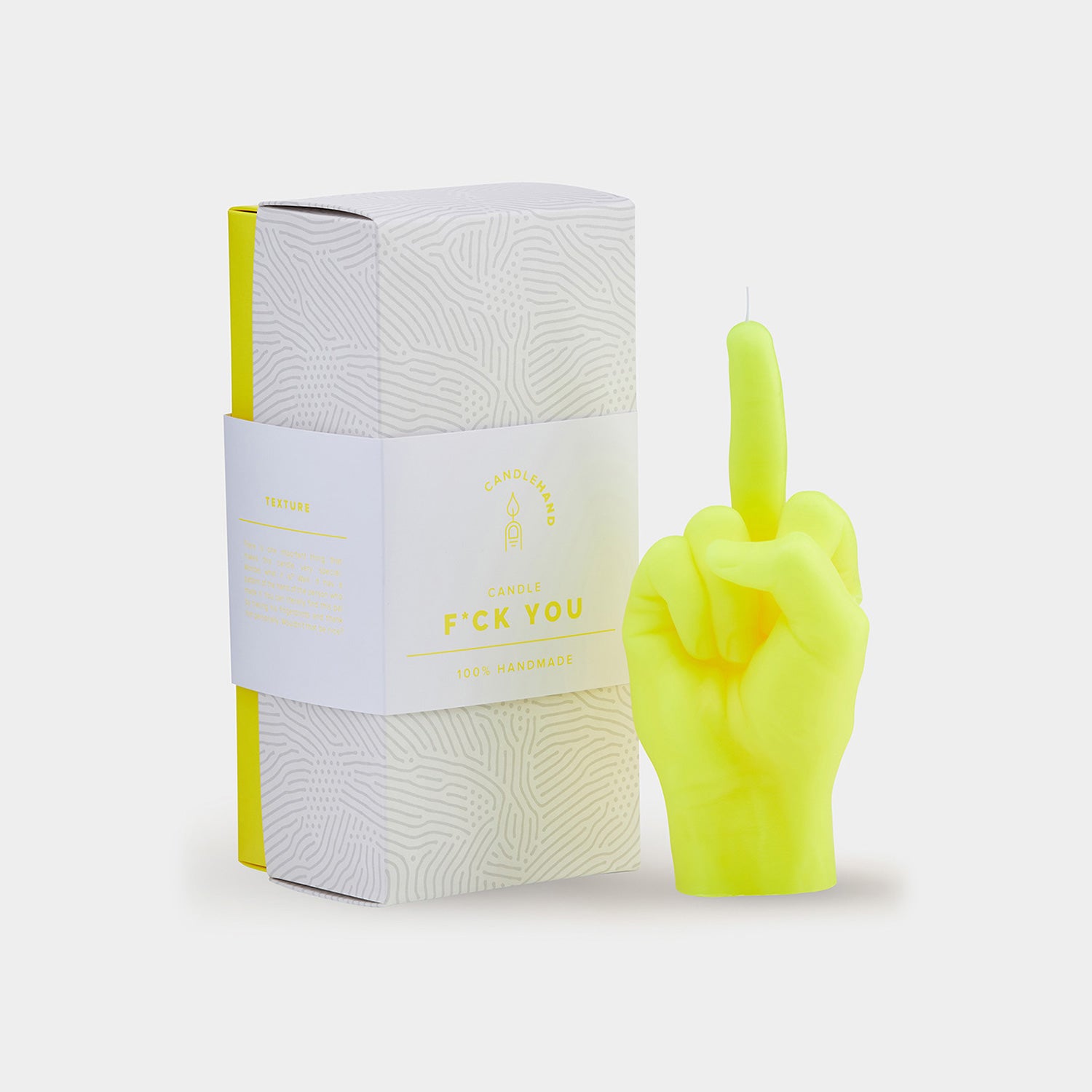 F*ck You Candle in Yellow