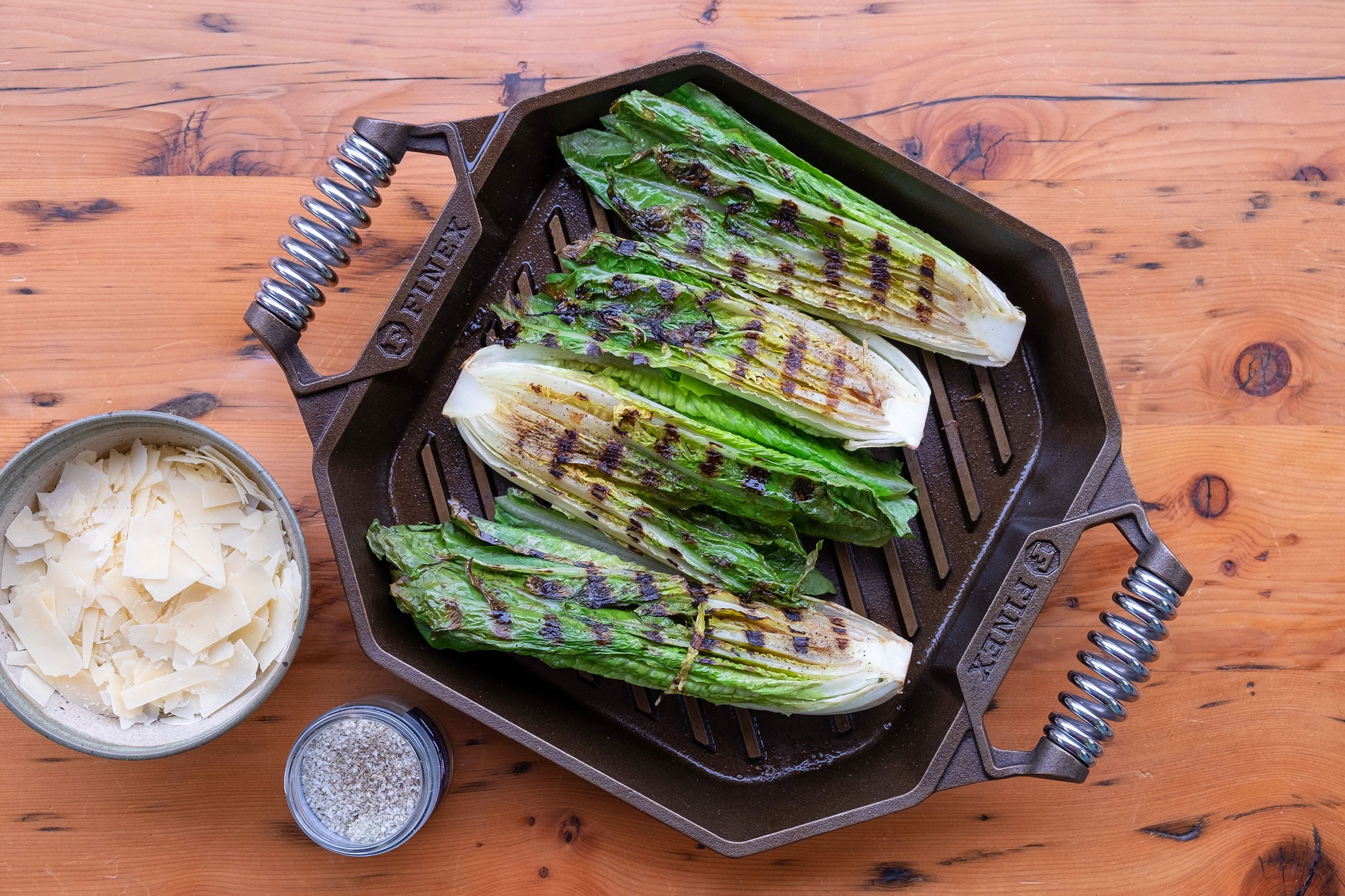 12 inch Cast Iron Double Handle Grill Pan