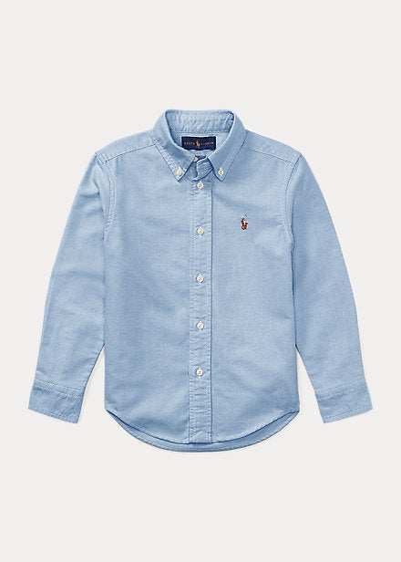 Boys Solid Oxford Shirt (2-7)