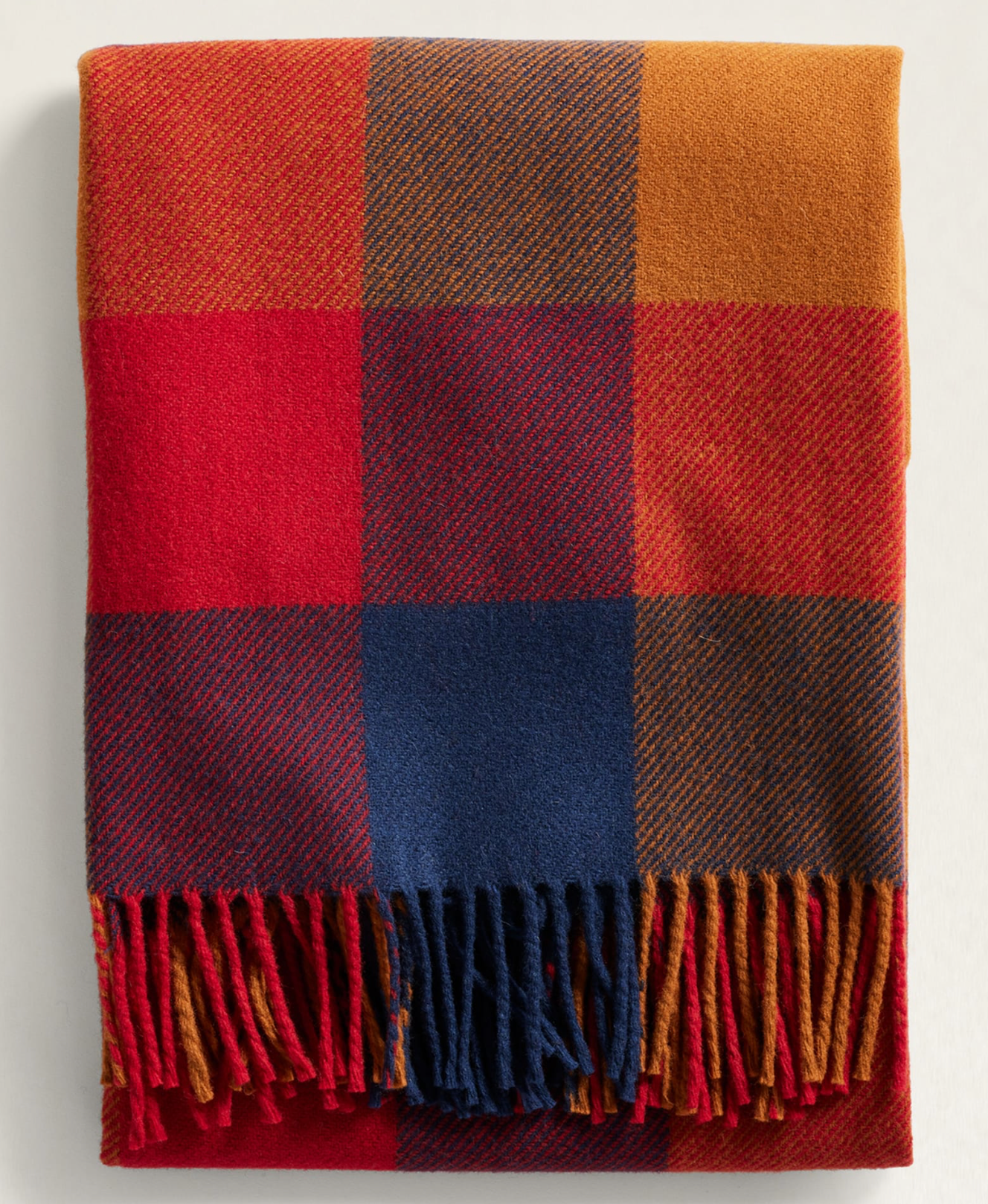 Eco-wise Washable Throw Copper Red