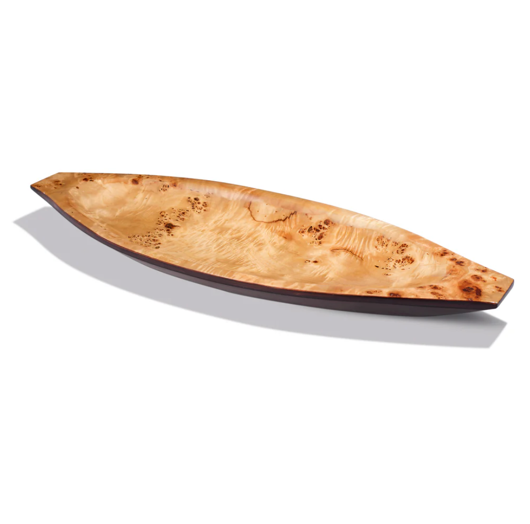 Burlwood Veneer Centerpiece