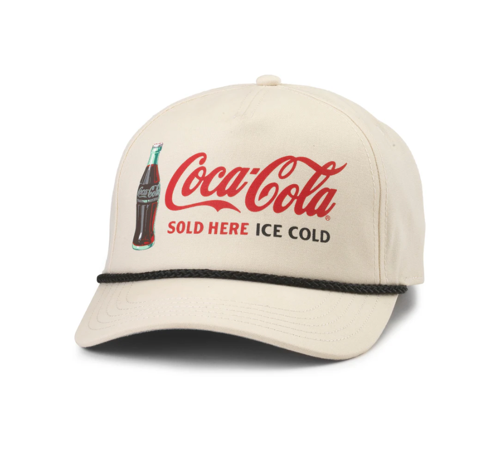 Canvas Cappy Coke Hat