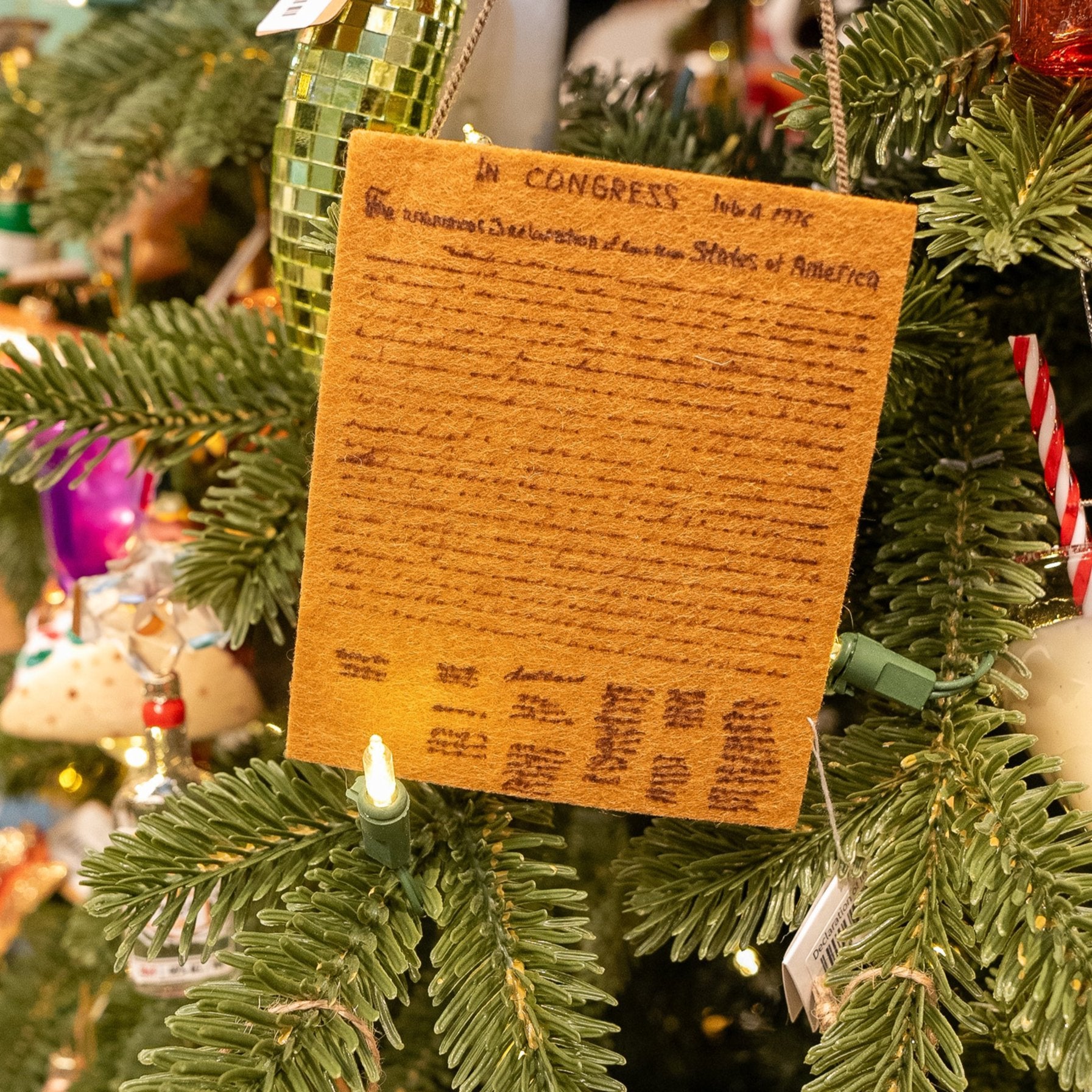 Declaration of Independence  Ornament