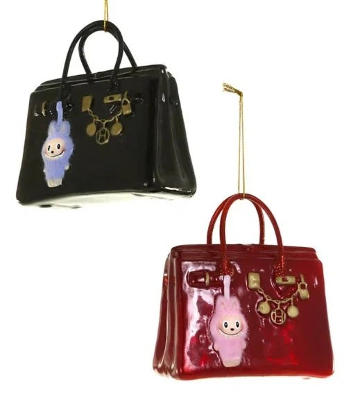 Luxe Bag with Monster Ornament