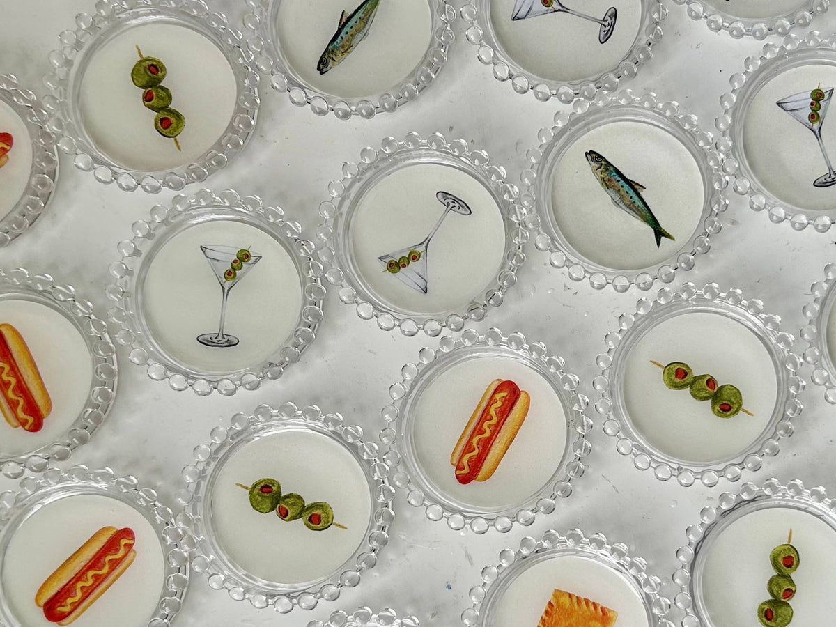 Dirty Martini Trinket Dish - Cream