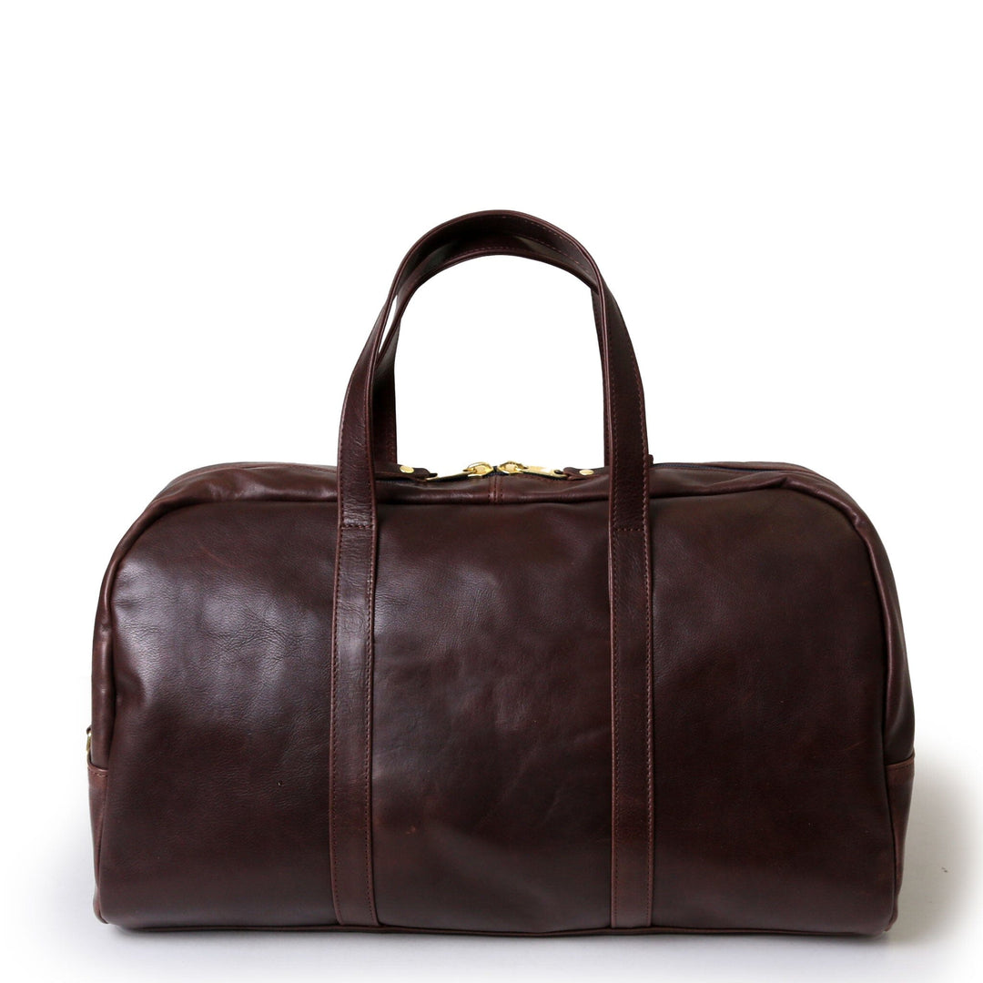 Leather Club Duffel- Brown