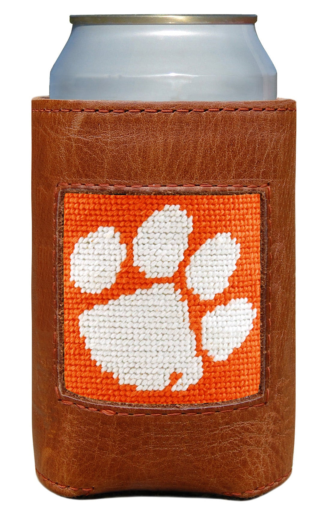 Can cooler with Clemson University logo on a white background