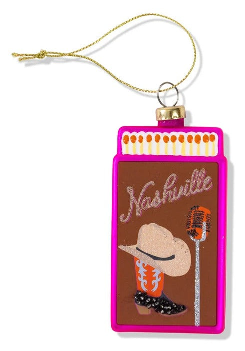 Nashville Matchbook Ornament