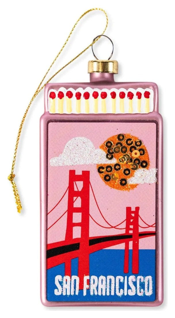 San Francisco Matchbook Ornament