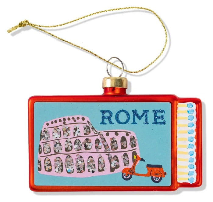 Rome Matchbook Ornament