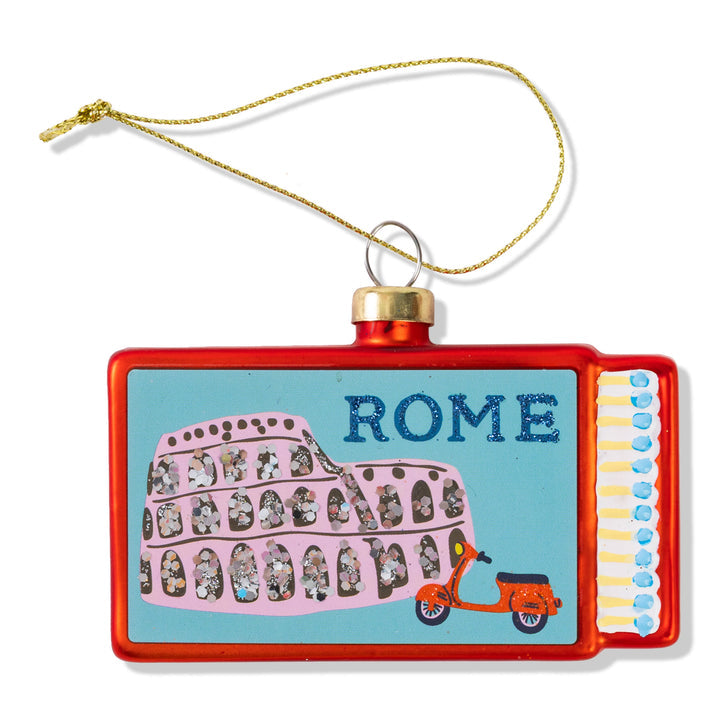 Rome Matchbook Ornament