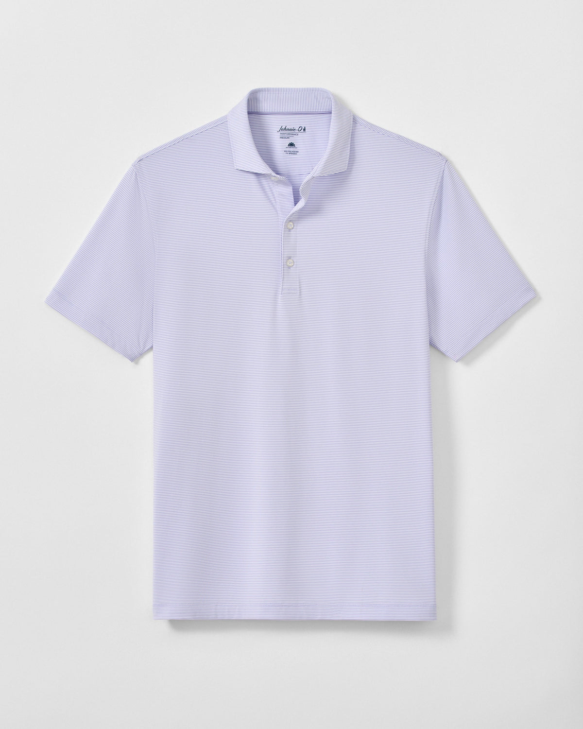 Lyndon Stripe Performance Jersey Polo