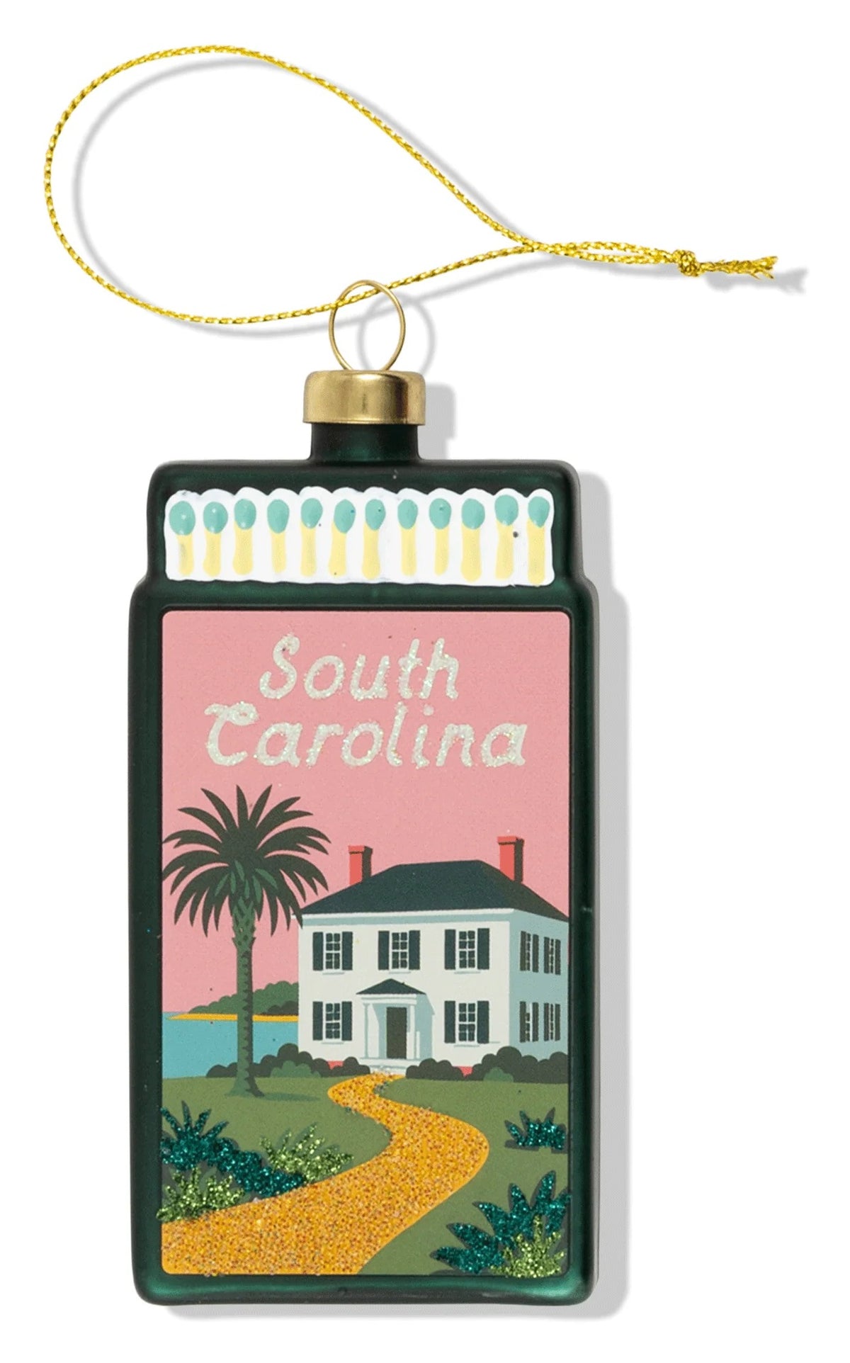 South Carolina Matchbook Ornament