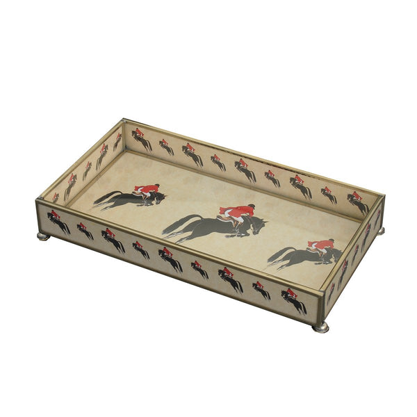 Jumping Horse Glass Tray