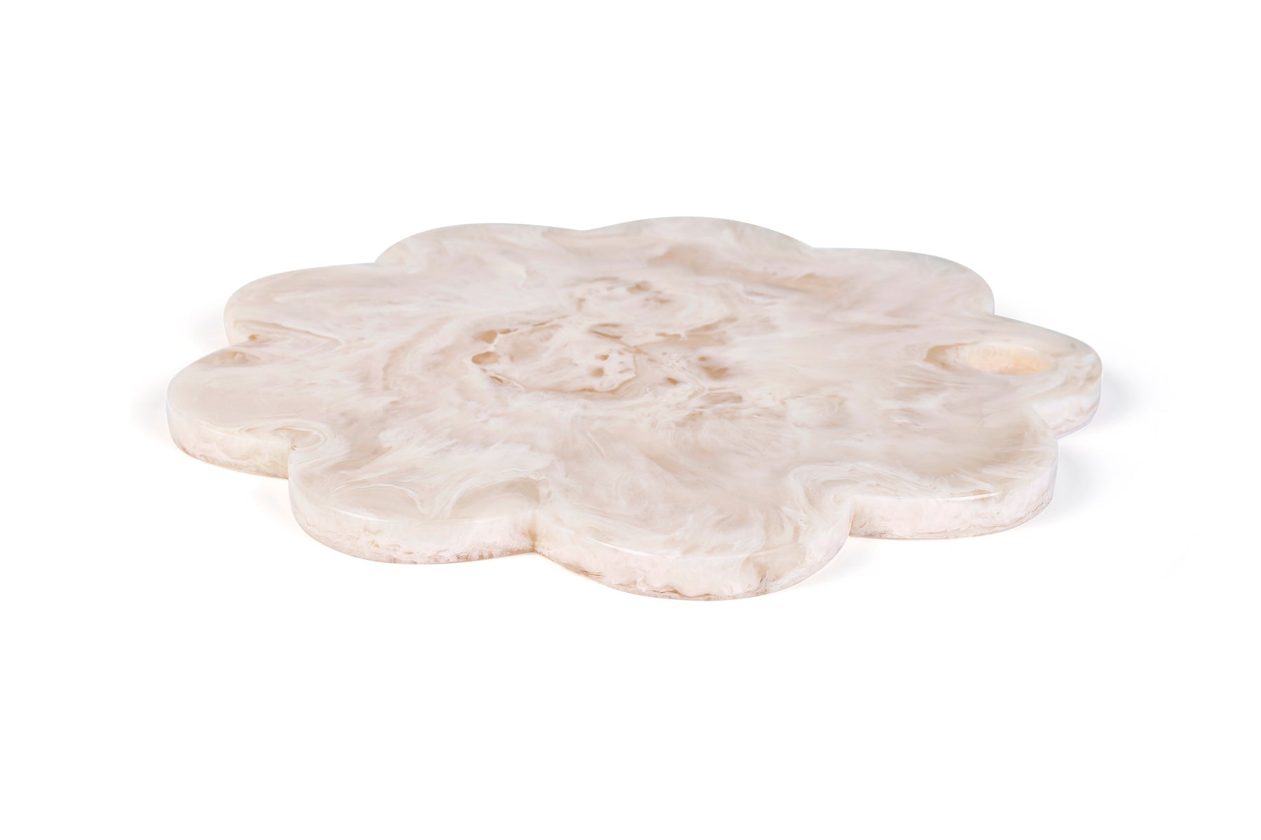 Scallop Resin Cheeseboard Vanilla
