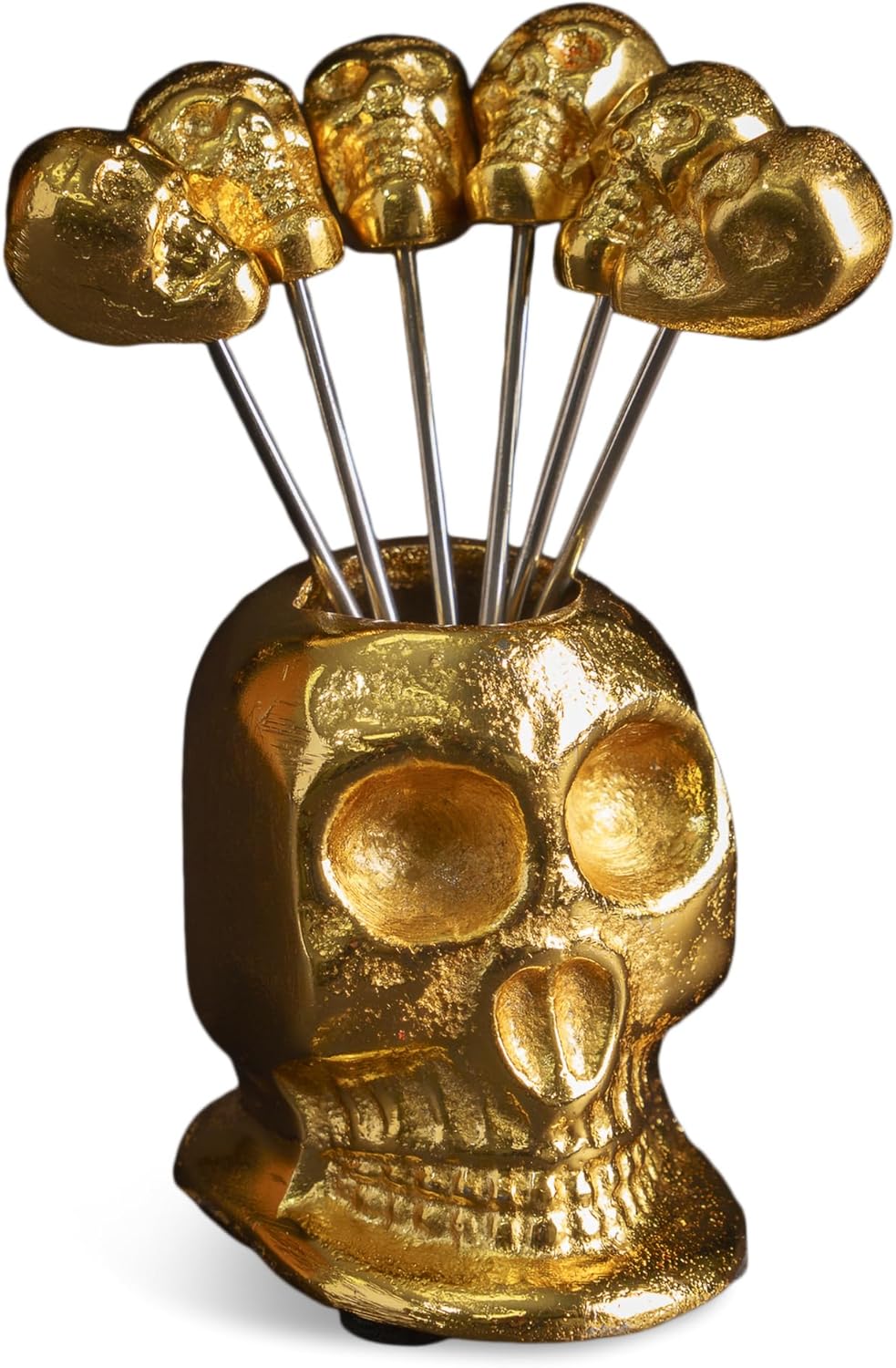 Skull Shaped Gold Picks