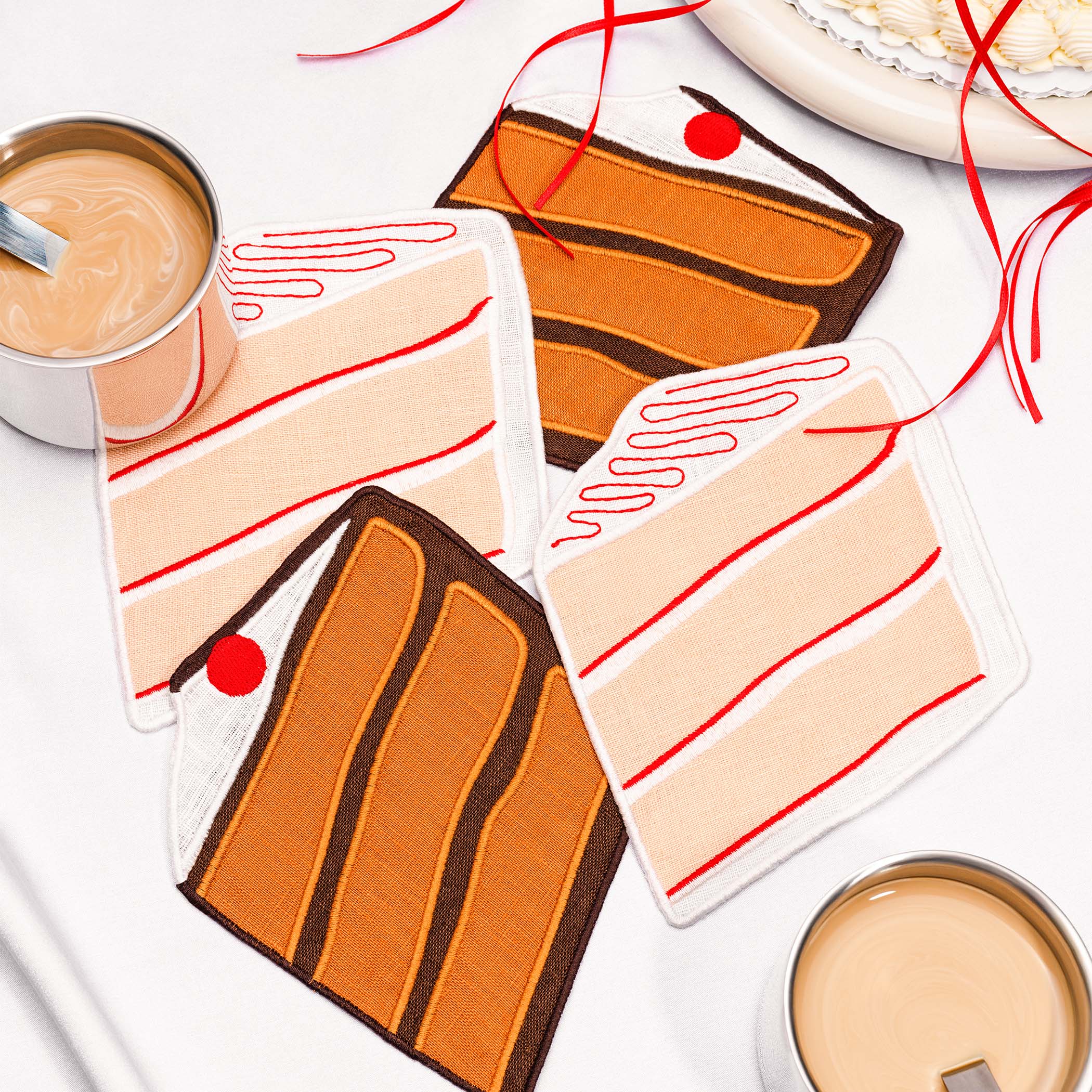 Cake Cocktail Napkins (Set of Four)