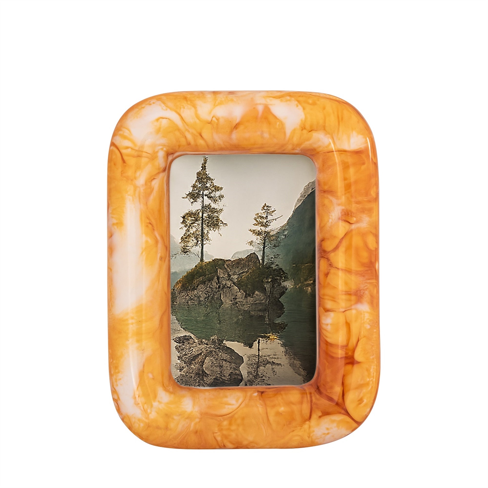 Orange Resin Frame - 4x6