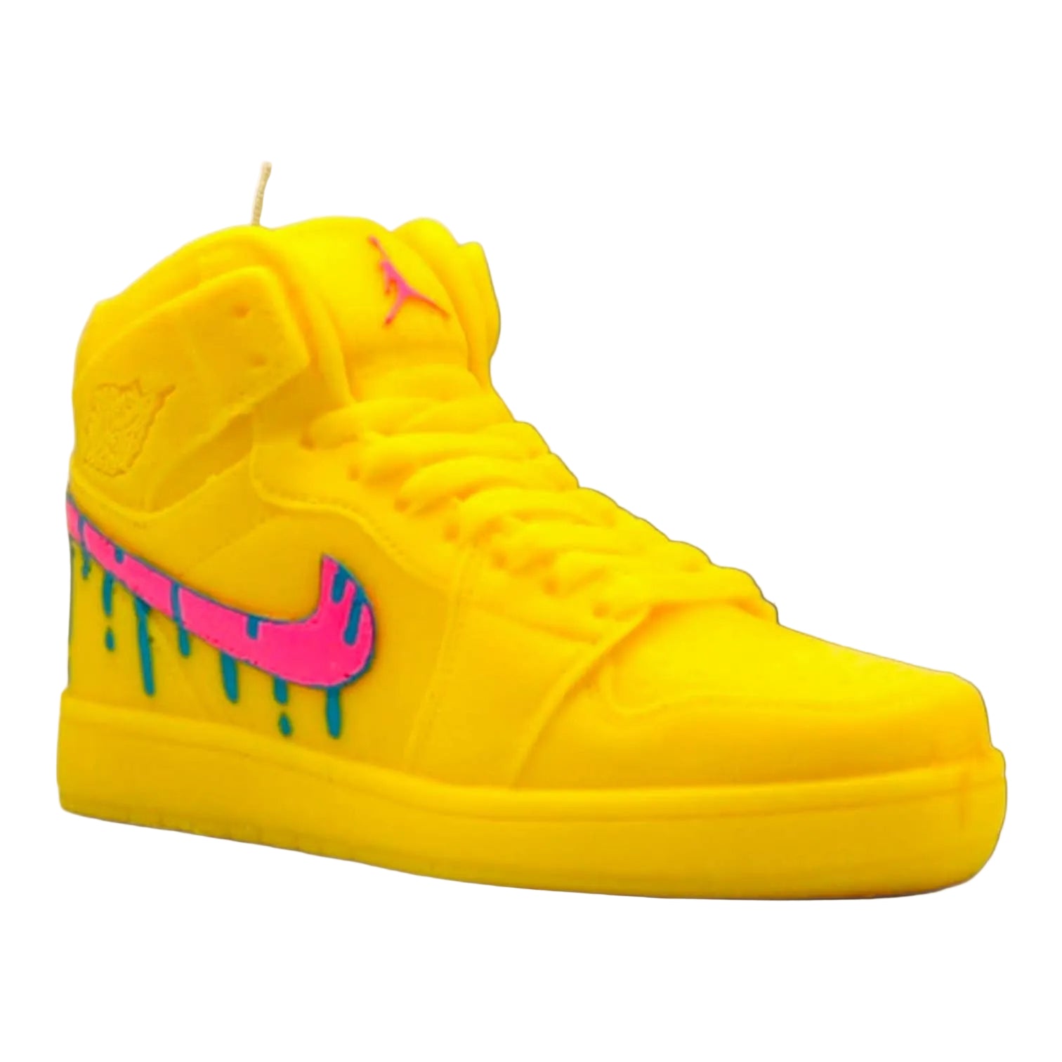 Don’t Drip Candle Yellow/Pink/Turquoise