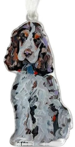 English Cocker Spaniel Tri Ornament