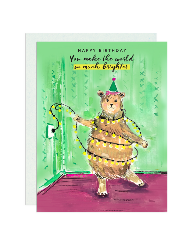 Brighter World Birthday Card