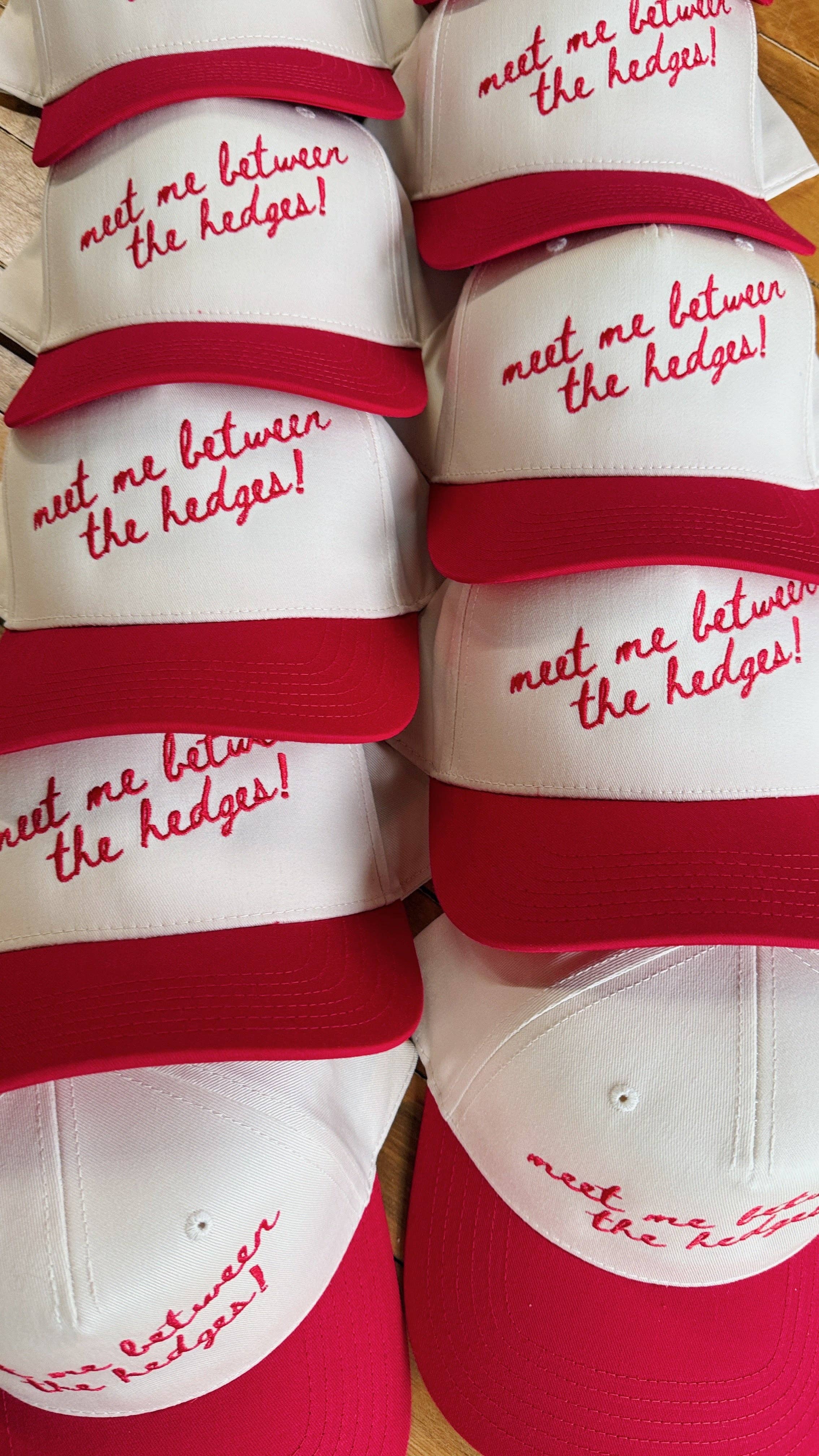 Meet Me Between the Hedges! Canvas Hat