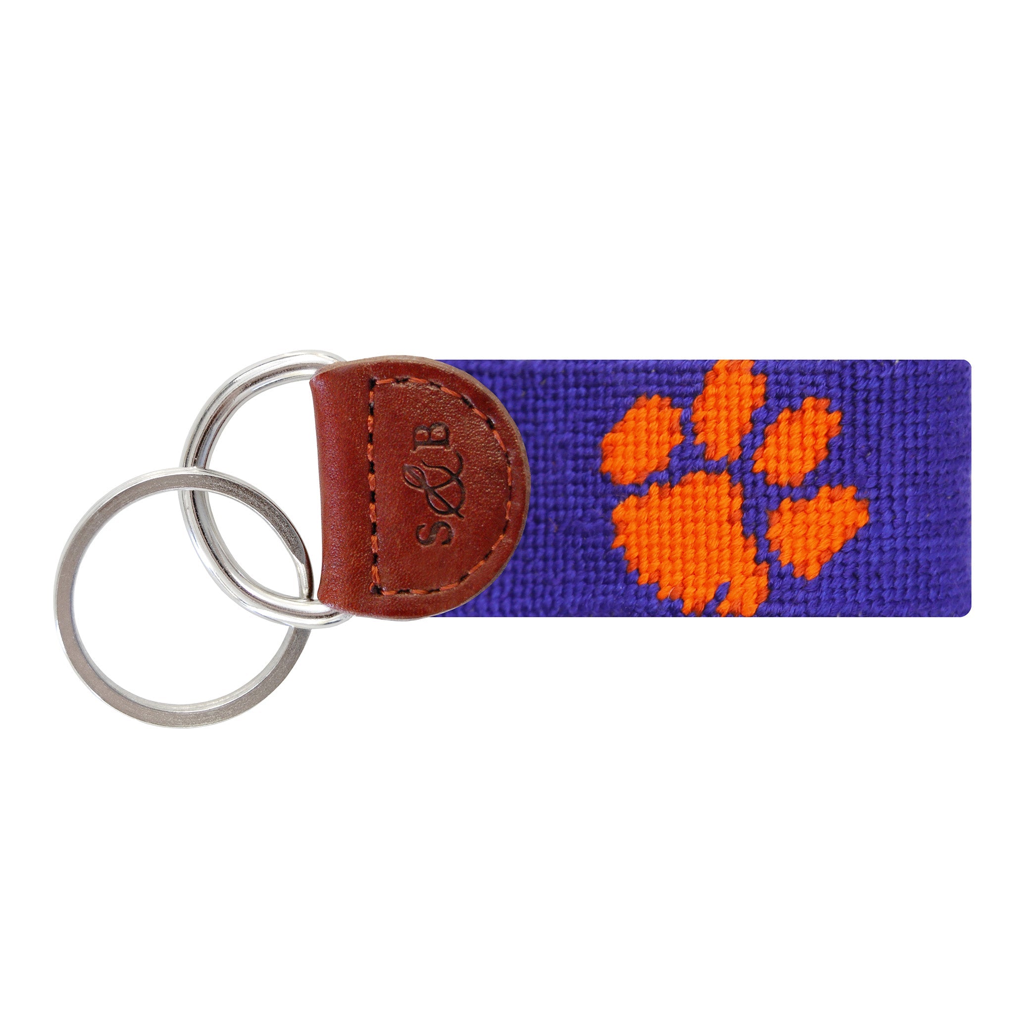 Clemson Key Fob - Purple