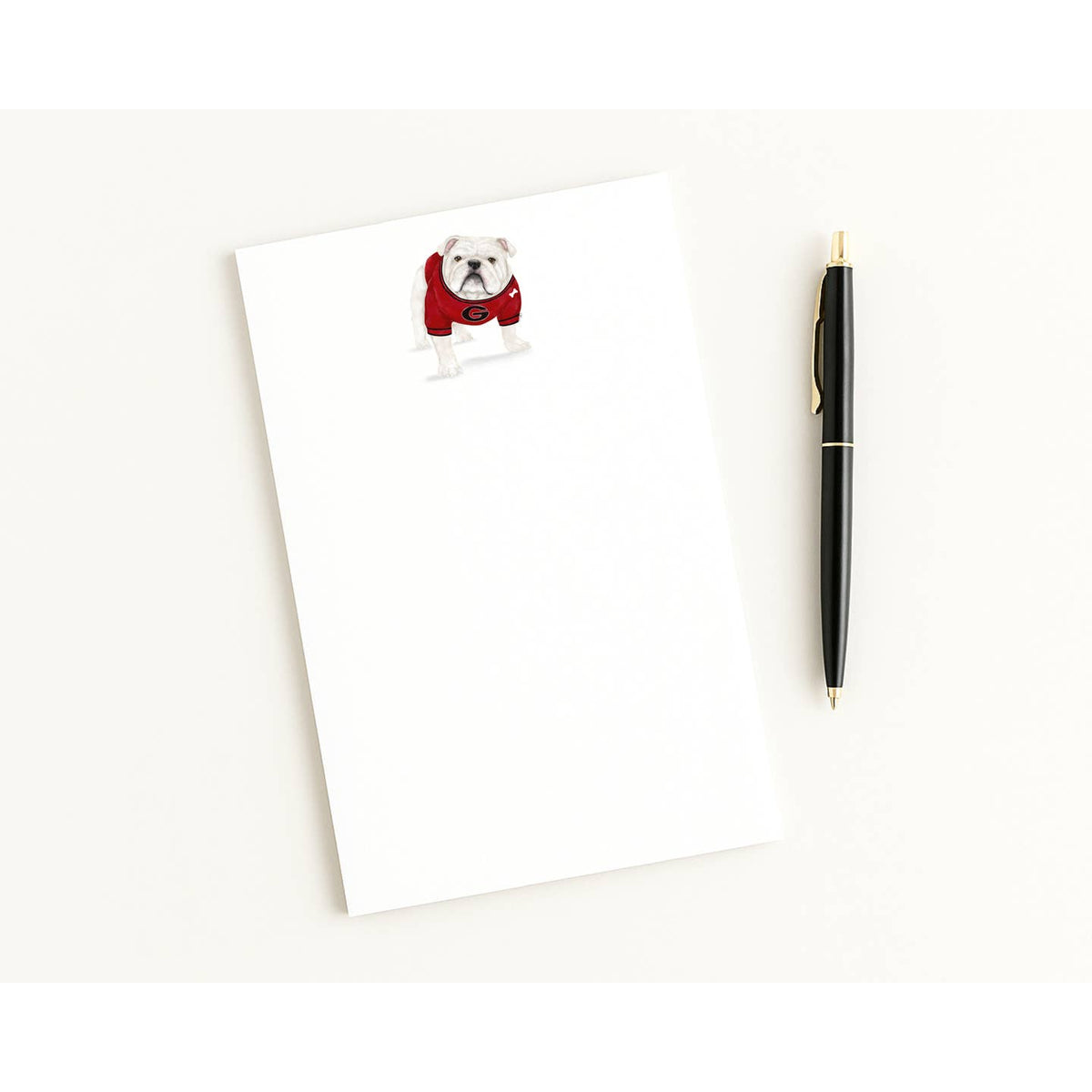 Georgia Bulldog Notepad