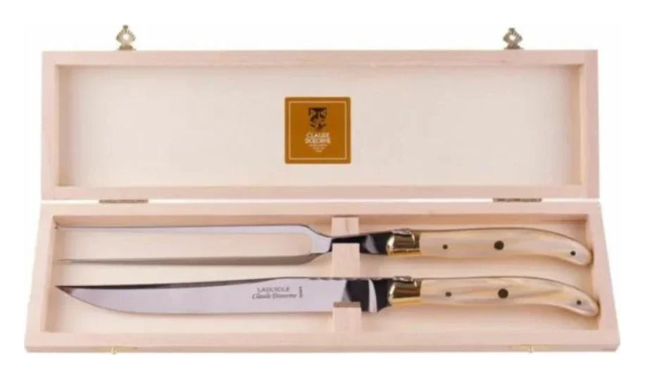 Laguiole Bee Serving Set - Natural