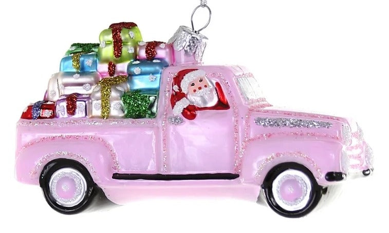 Holly Jolly Delivery Ornament